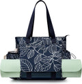 WLLWOO Women's Thick Yoga Mat Bag - Breathable Mesh Tote with Wet Pocket