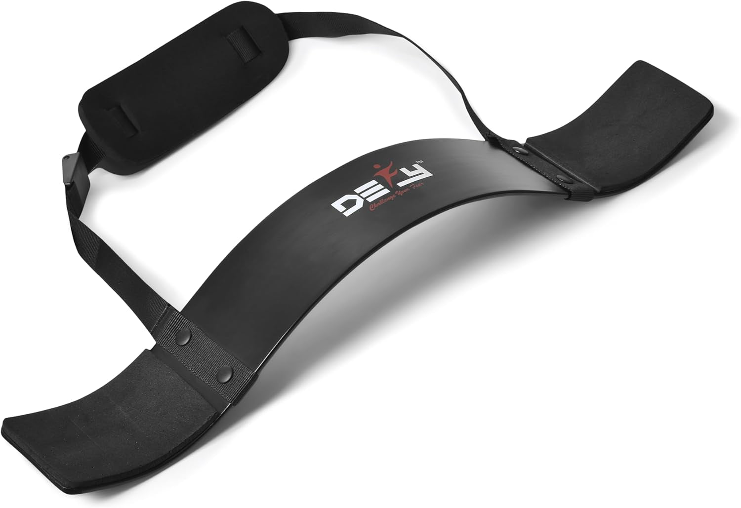 DEFY Adjustable Arm Blaster for Biceps and Triceps with Durable 7mm Aluminum Plate and Neck Pad for Strength Training and Bodybuilding Isolation Curl Machine