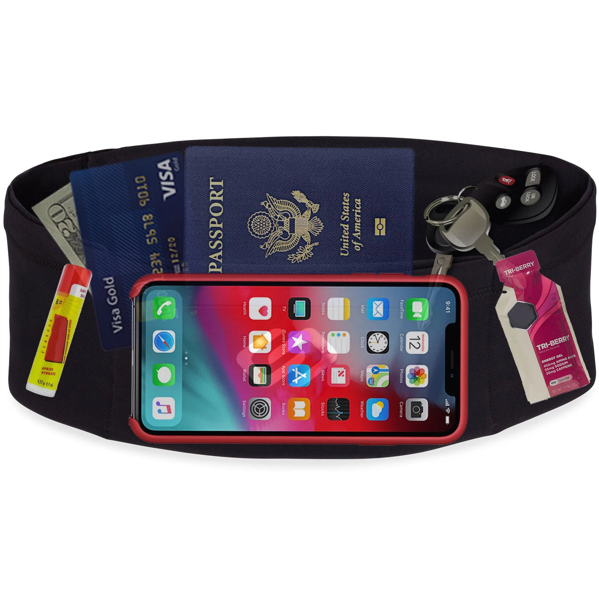 Versaslim Running and Travel Money Belt for Smartphones
