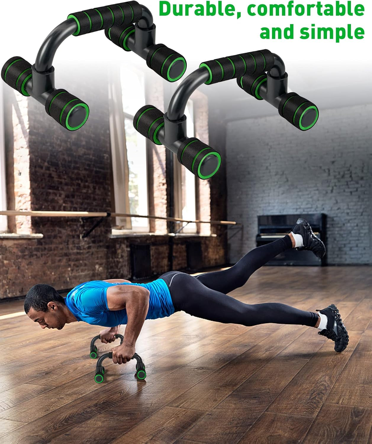 Portable Push-Up Bars for Home Fitness Training