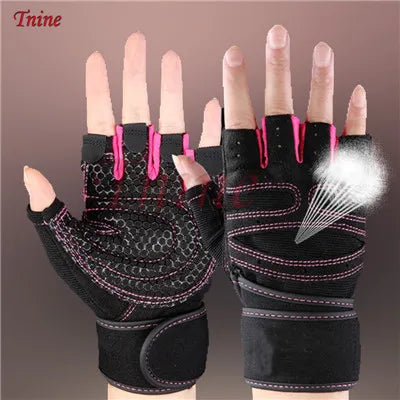 Versatile Half Finger Weightlifting Gloves for Men and Women - Ideal for Gym Training, Bodybuilding, and Outdoor Sports