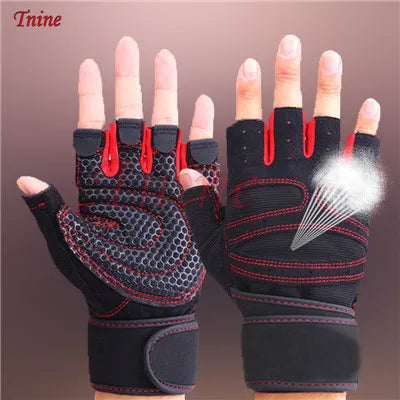 Versatile Half Finger Weightlifting Gloves for Men and Women - Ideal for Gym Training, Bodybuilding, and Outdoor Sports