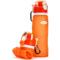 Collapsible Silicone Water Bottle - 750ml, Medical Grade, BPA-Free, Roll-Up Design, 26oz, Leak-Proof, Foldable for Sports and Outdoor Use