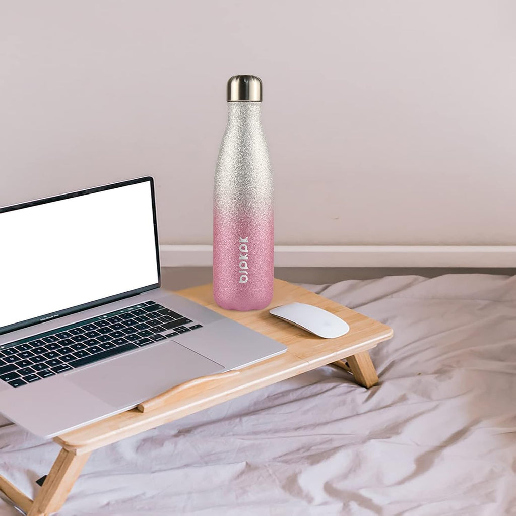17 oz Insulated Stainless Steel Water Bottle - Leak Proof Design