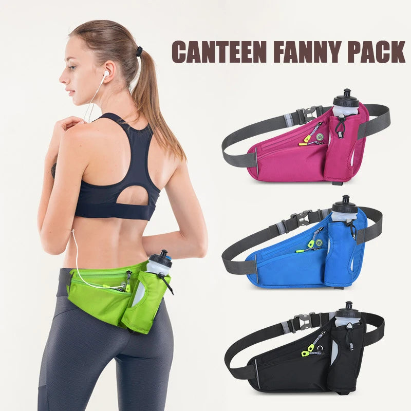 High-Performance Running Waist Bags for Long-Distance Runners and Hikers - Water Bottle Holder and Phone Pouch for Outdoor Sports and Fitness Activities