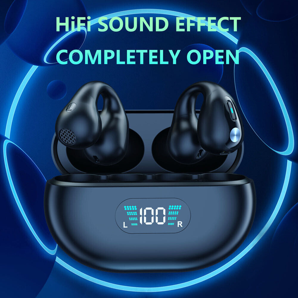 Bluetooth 5.3 Wireless Earbuds with Bone Conduction Technology for Sports Use