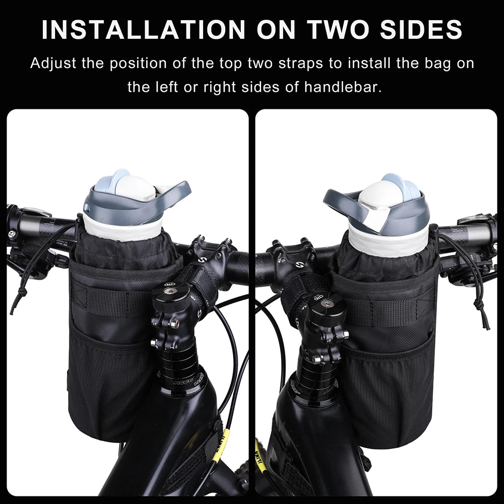 Bicycle Insulated Water Bottle Holder Pouch for MTB - Handlebar Accessories