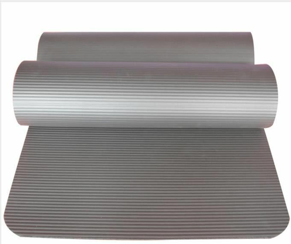 Premium 10mm Extra Thick NBR Yoga and Pilates Mat with Carry Bag and Strap - 72" x 24"