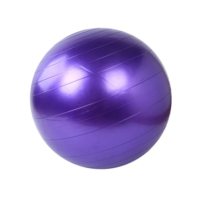 Linen Yoga Ball Cover and 65Cm Yoga Ball with Pump for Home Gym, Pilates, and Fitness Training