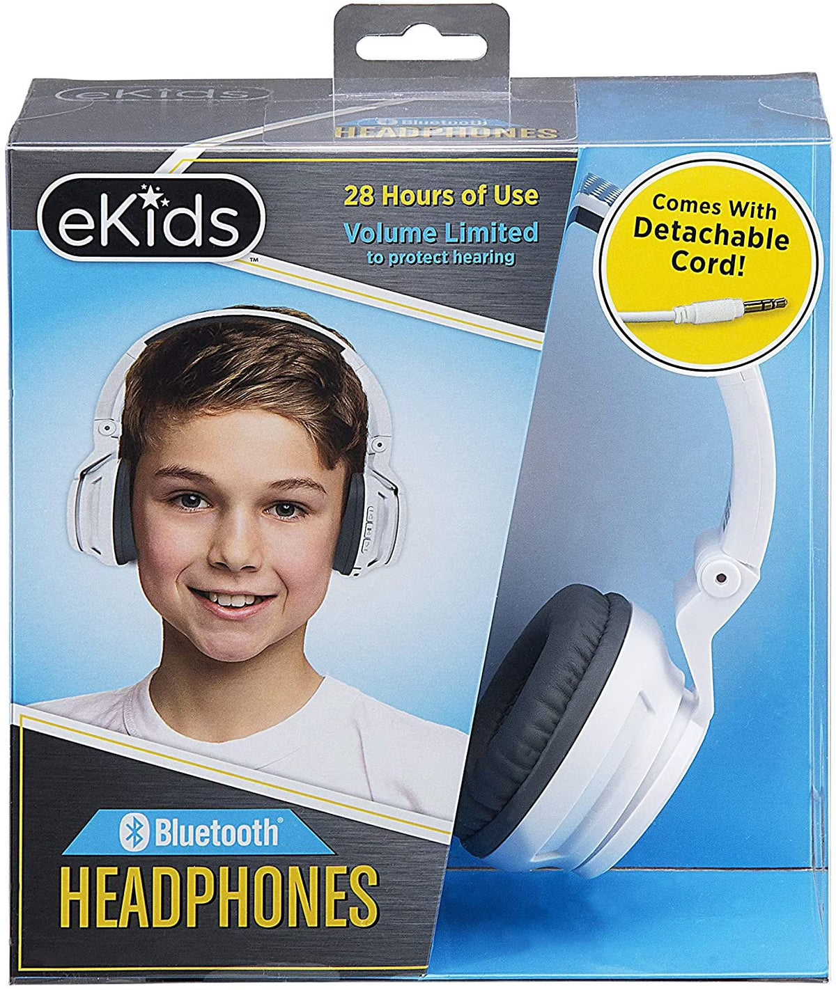 Ekids Wireless Bluetooth Headphones for Children with Integrated Microphone