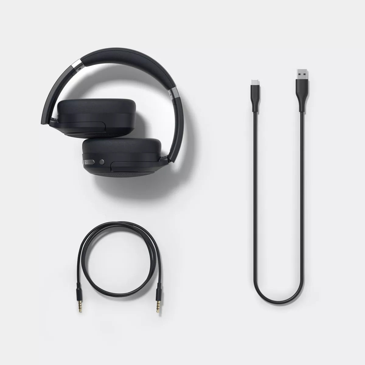 Active Noise Cancelling Bluetooth Wireless Over-Ear Headphones with Detachable Cable - Heyday