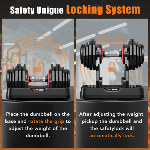 Adjustable Dumbbell Set - 160 lbs (80 lbs x 2) with 16 Weight Configurations for Comprehensive Home Workouts