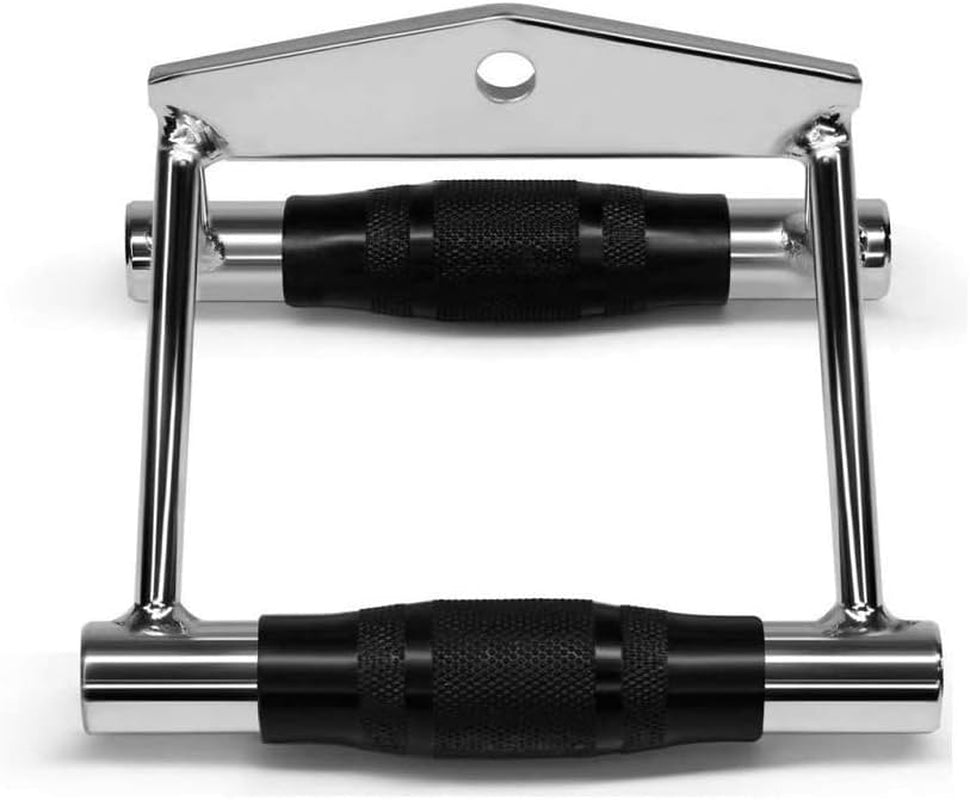 Double D Handle Cable Attachment - V-Shaped Handle for Gym Strength Training and Fitness Equipment