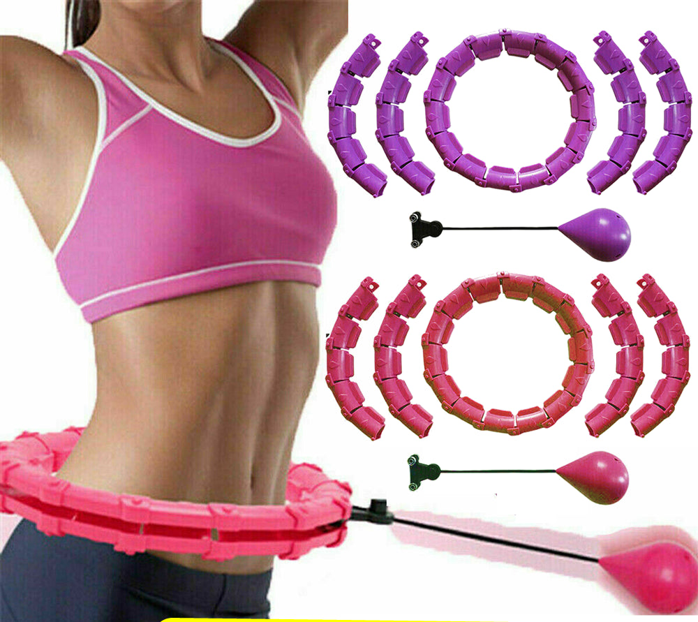 Customizable Smart Hula Hoop with Detachable Massage Features for Enhanced Fitness Experience