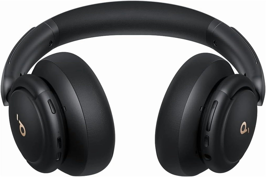 Q30 Hybrid Active Noise Cancelling Headphones with 50 Hours Playtime, High-Resolution Audio, Custom Equalizer, and Bluetooth Multipoint Connectivity