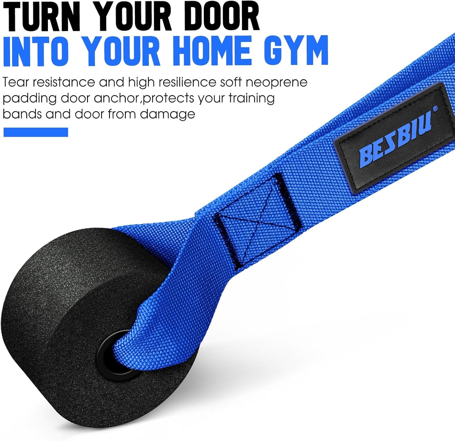Heavy-Duty Resistance Bands for Strength Training - 300Lbs/360Lb/420Lb with Handles, Door Anchor, and Ankle Straps - Home Gym Fitness Equipment for Men