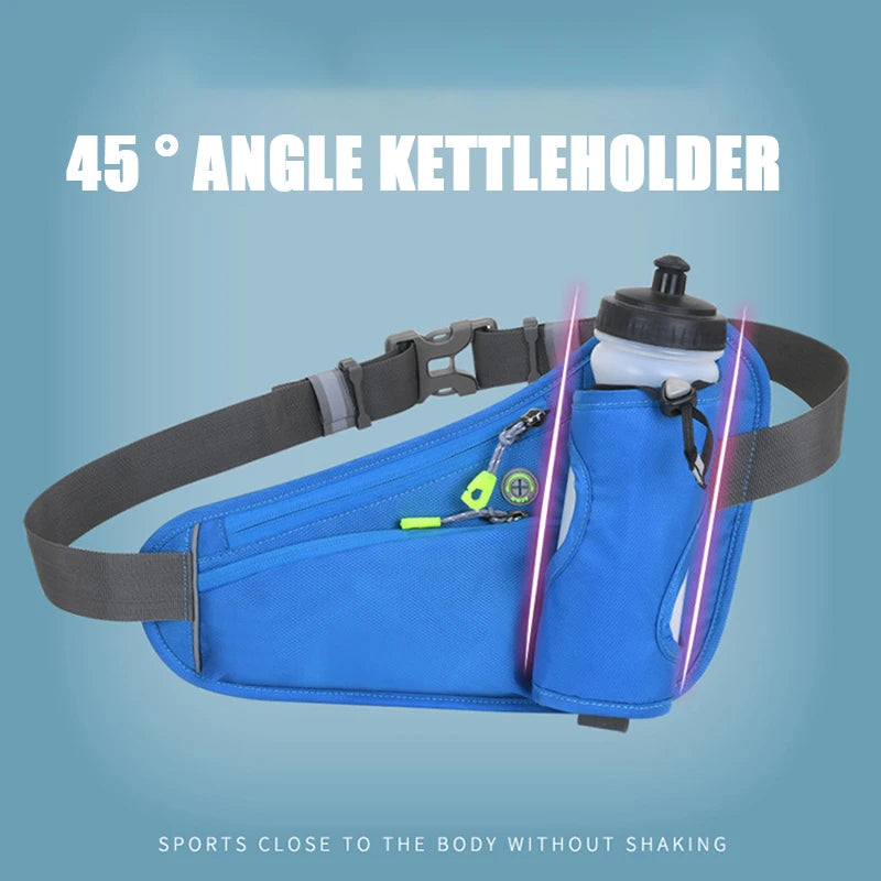 High-Performance Running Waist Bags for Long-Distance Runners and Hikers - Water Bottle Holder and Phone Pouch for Outdoor Sports and Fitness Activities