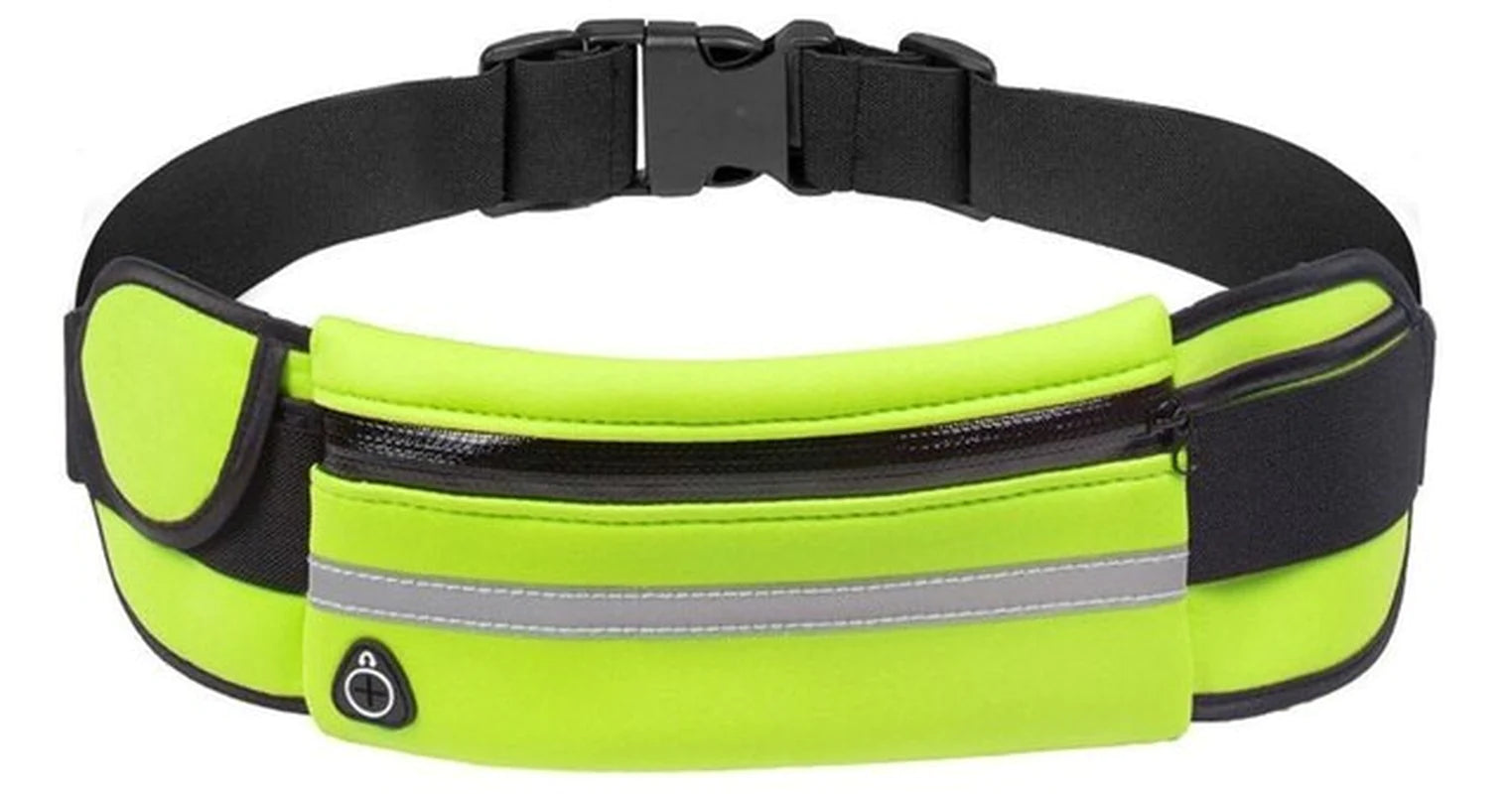 Women's Waterproof Running Waist Bag - Portable Gym Belt for Cycling and Sports with Water Bottle and Phone Holder