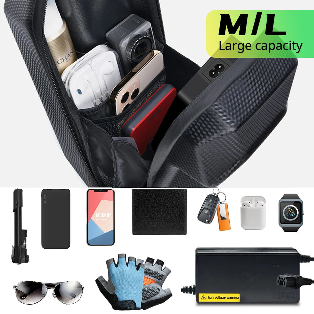 Waterproof Electric Scooter Front Bag - Accessories for Xiaomi and Bicycles, Rainproof Design