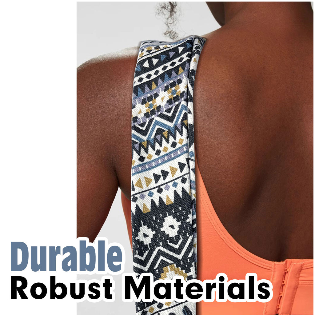 Yoga Mat Carrier Bag with Large Side Pocket and Long Strap - Fits Most Sizes