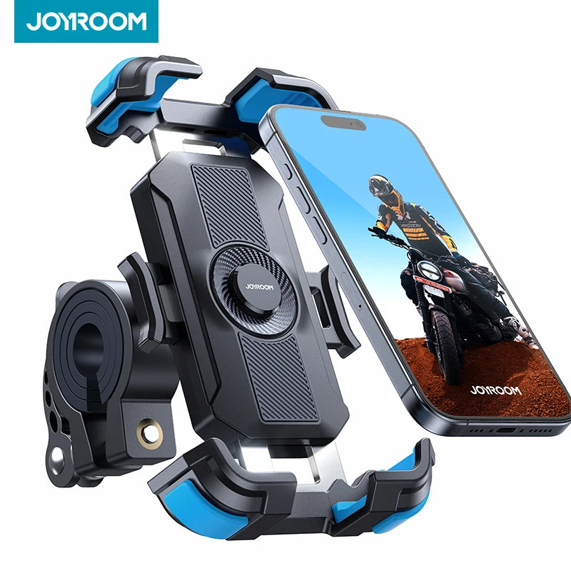 Joyroom Ultra-Stable Motorcycle and Bicycle Phone Mount - Premium Handlebar Clamp for Scooters and Bikes