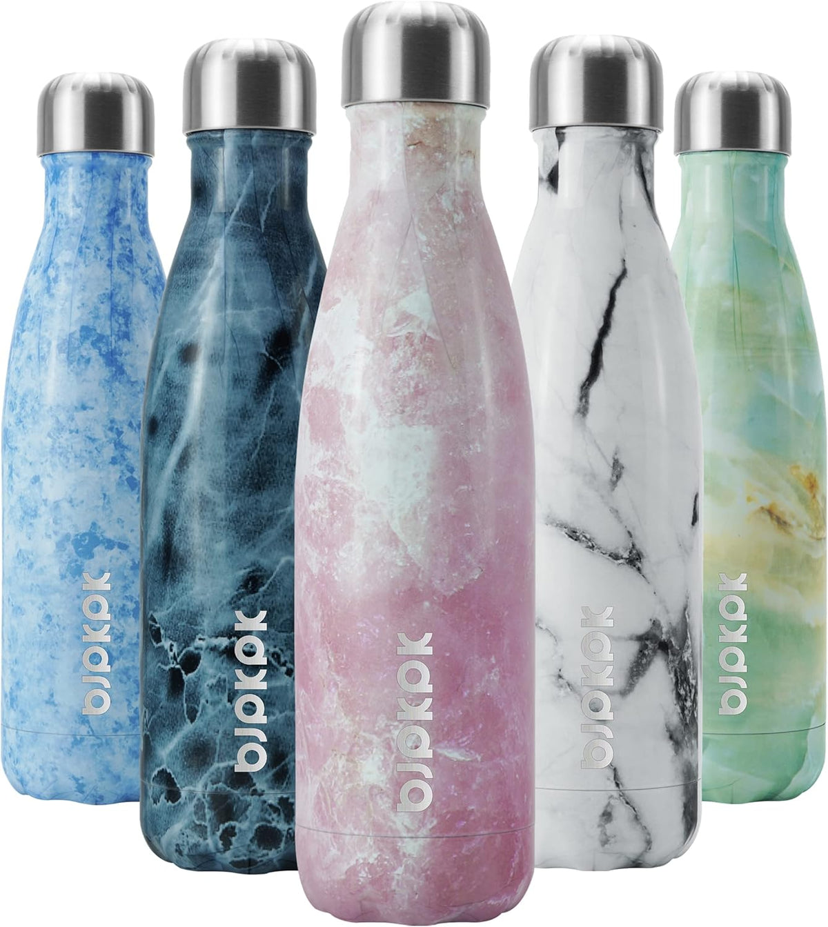 17 oz Insulated Stainless Steel Water Bottle, Leak-Proof Design