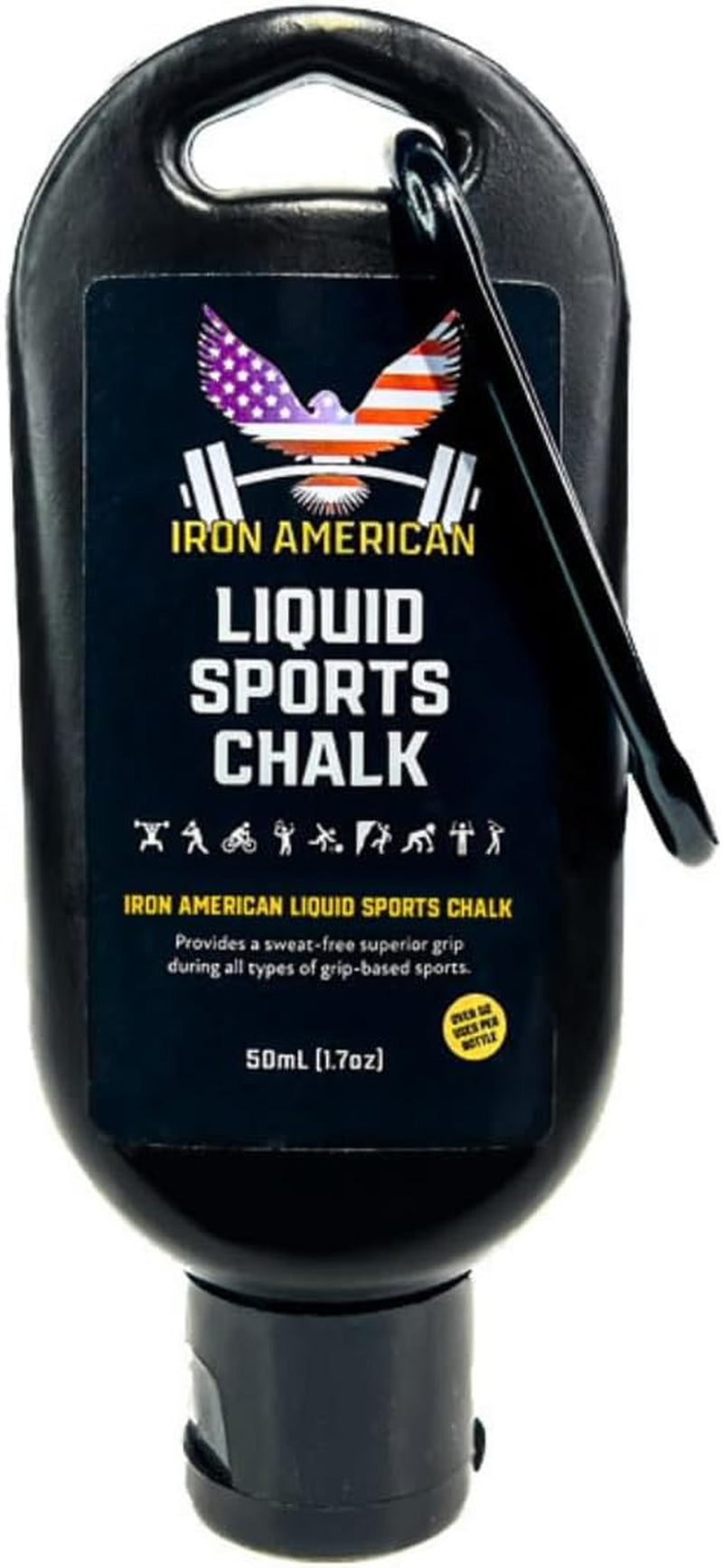 Liquid Chalk - No-Mess Long-Lasting Grip Chalk for Weightlifting, Gymnastics, Rock Climbing, and Fitness Training - Advanced Hand Chalk for Gym