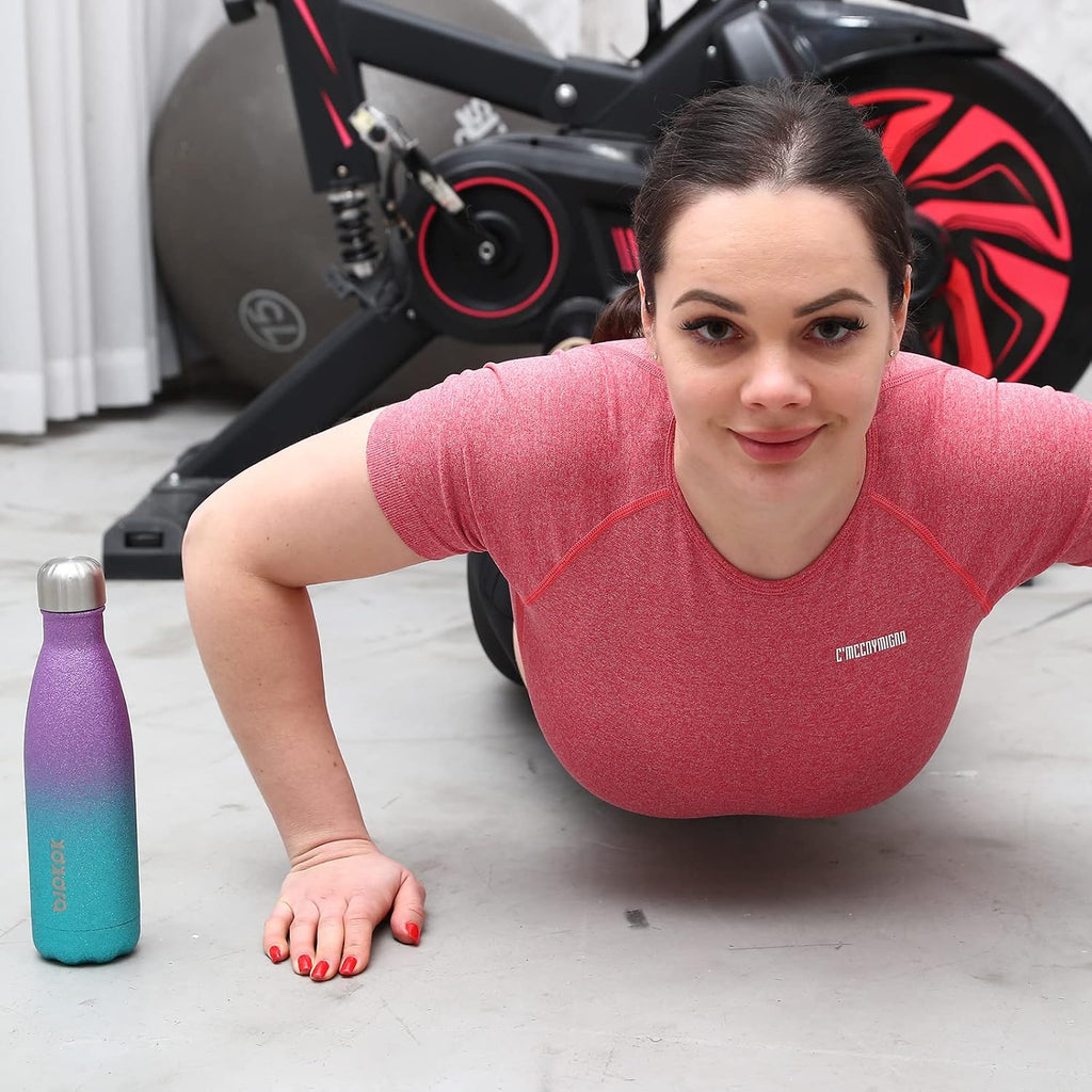 17 oz Insulated Stainless Steel Water Bottle - Leak Proof Design
