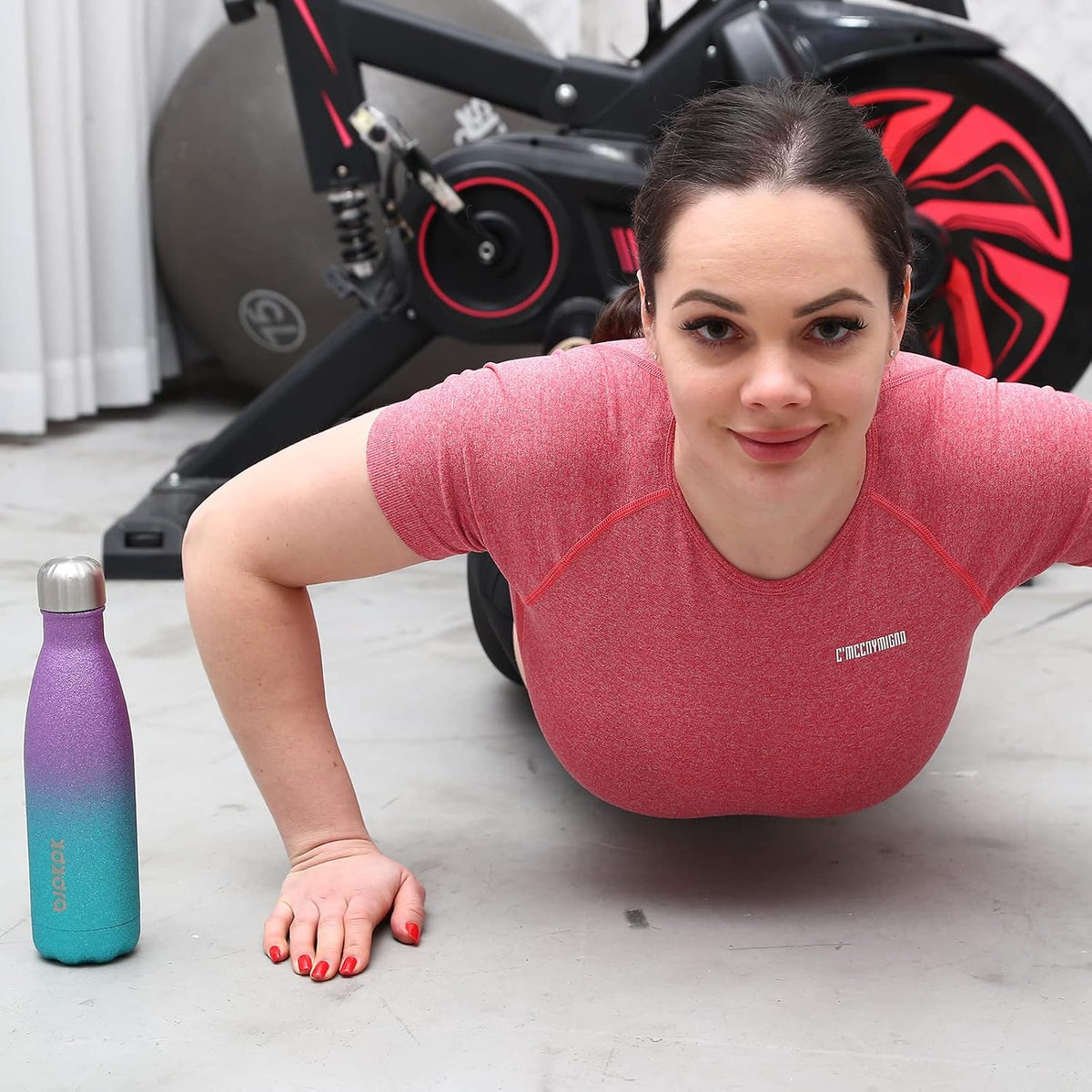 17 oz Insulated Stainless Steel Water Bottle - Leak Proof Design