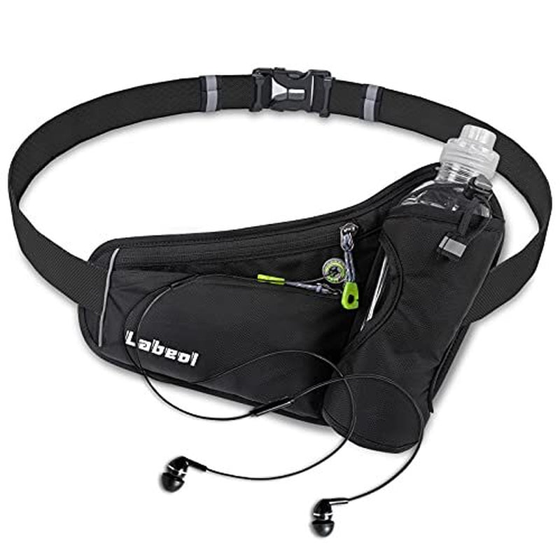 Professional Running Belt with Water Bottle Holder and Phone Pouch