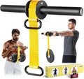 Forearm Strengthener and Wrist Roller with Ultra-Strong Nylon Webbing | Adjustable Lengths of 43.3" and 51.2" Featuring Dual Buckles, Quick Locking Mechanism, and Anti-Slip Grip Handles for Enhanced Strength Training