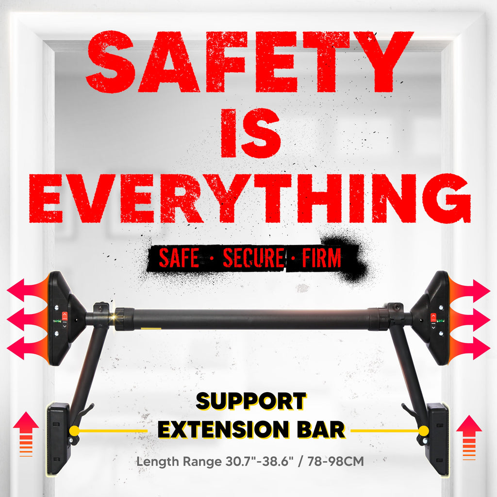 Pull-Up and Chin-Up Bar for Upper Body Strength Training, Dual-Support Fitness Equipment