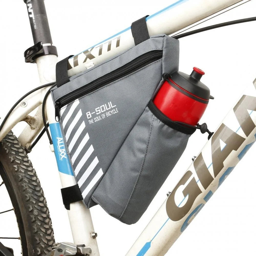 Triangle Bicycle Frame Bag - 2021 Waterproof Storage for Mobile Phones and Water Bottles, Ideal for MTB Cycling