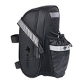 WOLFILIST Waterproof Bike Seat Bag with Reflective Water Bottle Holder - Ultra-Light Bicycle Saddle Bag Accessories