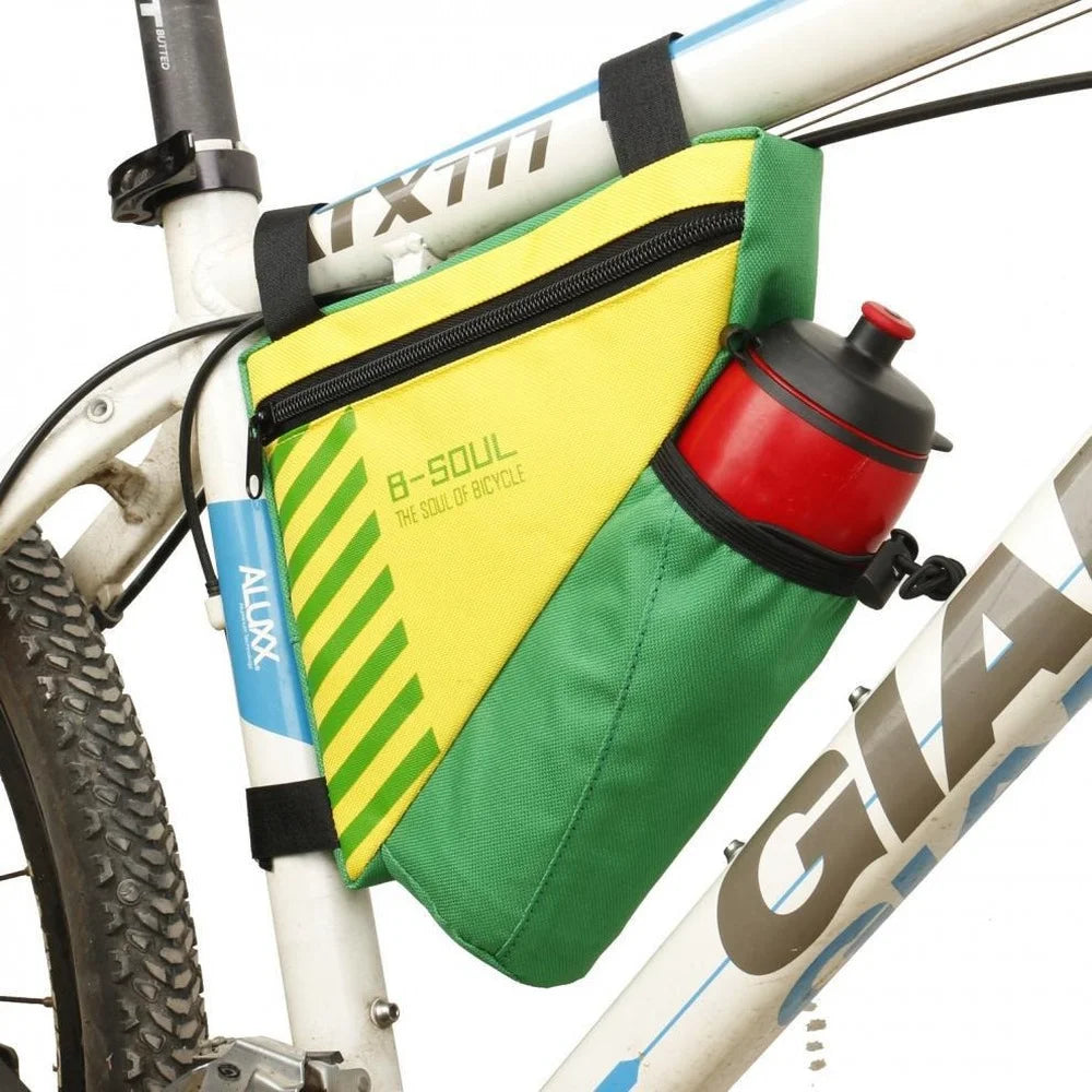 Triangle Bicycle Frame Bag - 2021 Waterproof Storage for Mobile Phones and Water Bottles, Ideal for MTB Cycling