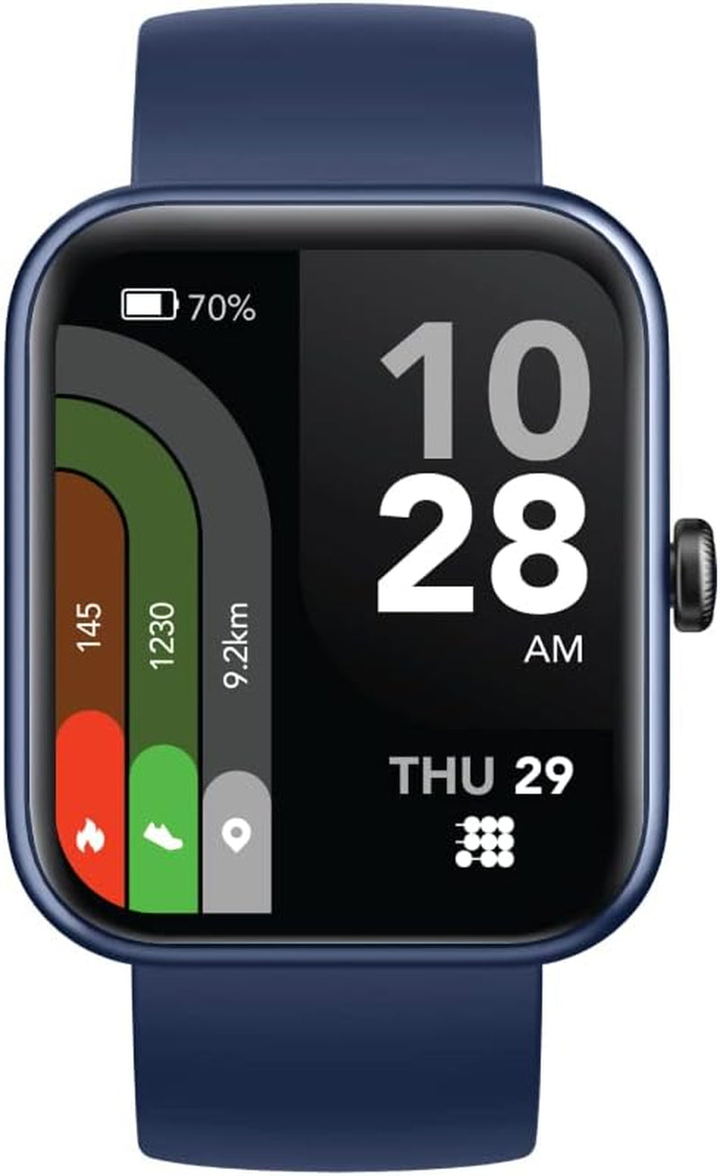 Cubitt Ct2Pro Series 3 Smart Watch - 1.69" Touch Screen, Fitness Tracker with Alexa Integration, Bluetooth Calling, Blood Oxygen Monitoring, Heart Rate and Stress Tracking, Sleep Analysis, Waterproof Design, Step Counter