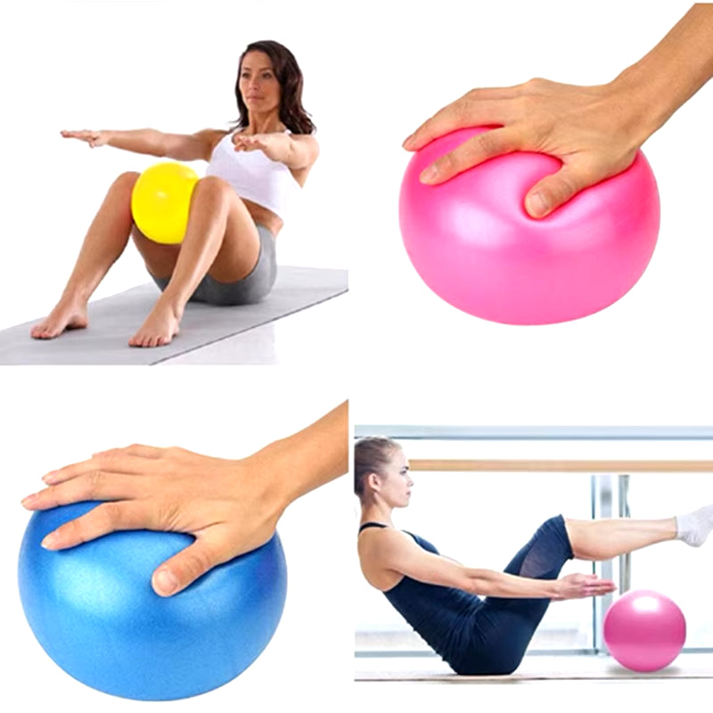 25cm Yoga Ball for Fitness and Pilates - Core Strength Training and Balance Exercise Equipment for Indoor Workouts