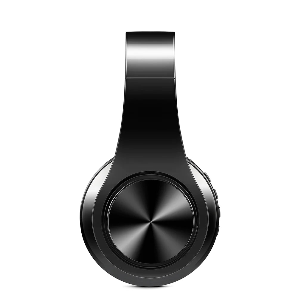 Bluetooth Wireless Stereo Headphones with Foldable Design, Integrated Microphone, and Sport Features for MP3 Players