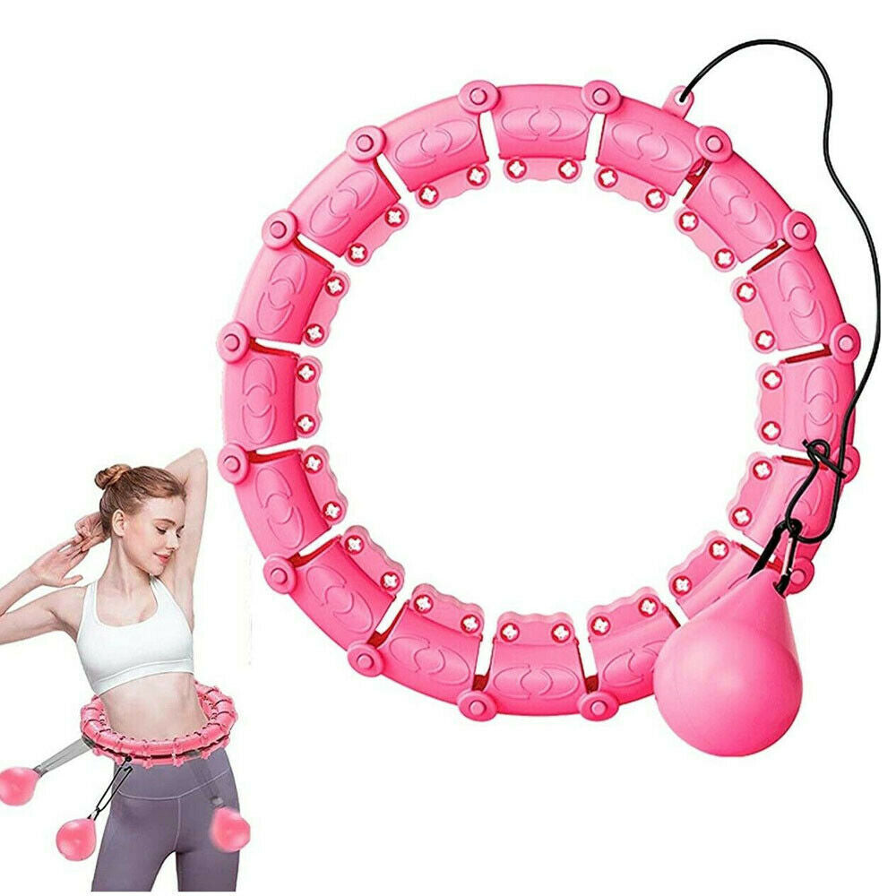 Customizable Smart Hula Hoop with Detachable Massage Features for Enhanced Fitness Experience