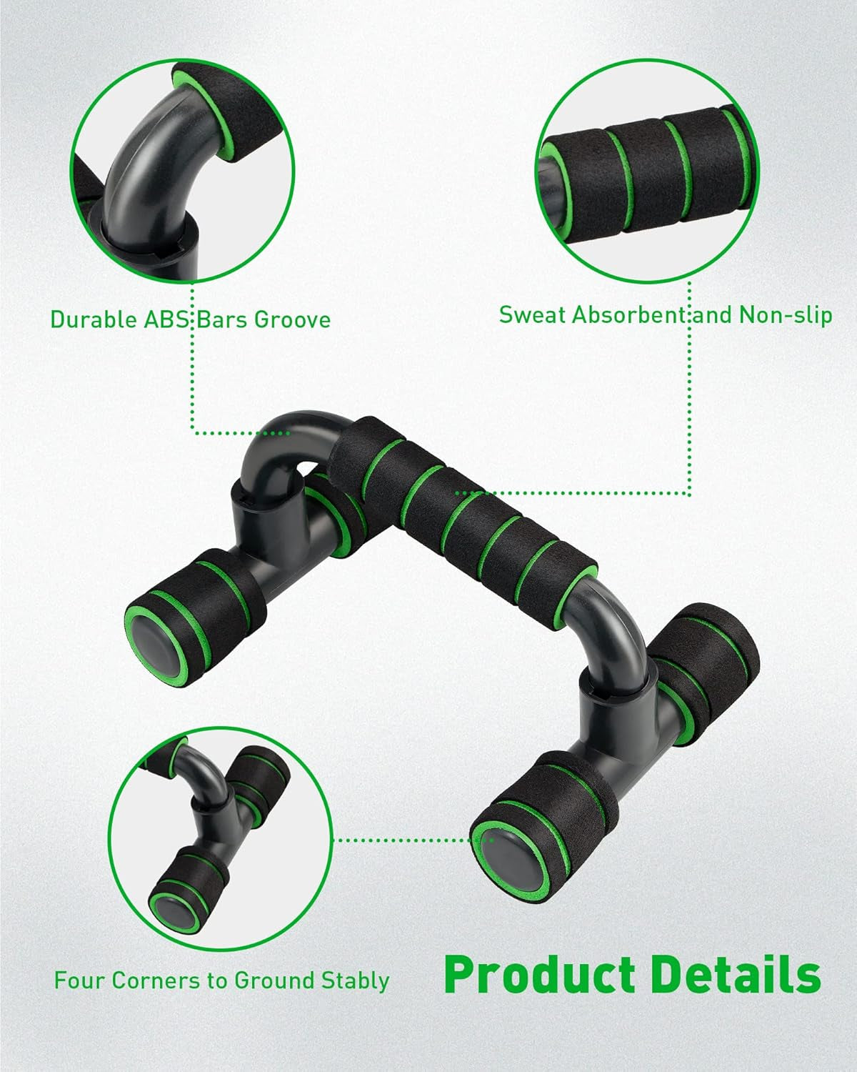 Portable Push-Up Bars for Home Fitness Training