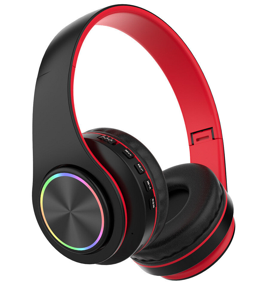 Premium Wireless Bluetooth Headphones with Super Bass, Foldable Design, and Integrated Microphone